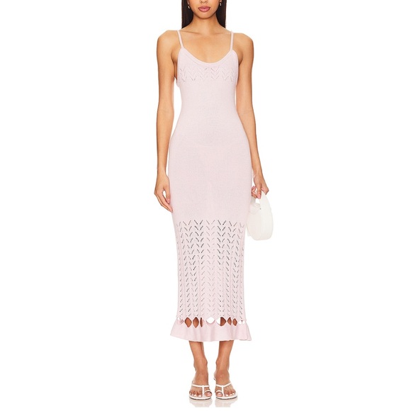 Nora Knit Dress in Blush Petal - Picture 1 of 3